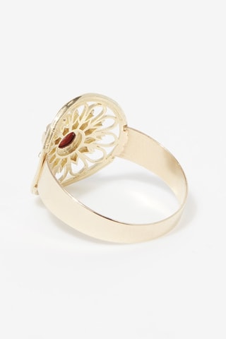 Bague Maddalena 
Or jaune et grenat