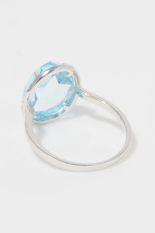 Bague Bermudes Nouvelles Or blanc et topaze