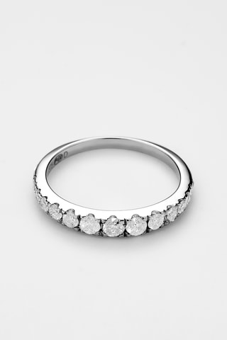 Bague Myna - Or blanc et diamants