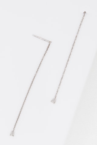 Pendientes - Oro blanco y diamantes