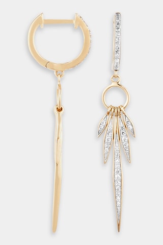 Créoles Nell - Or jaune et diamants