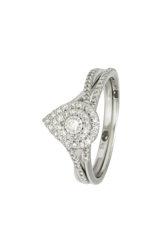 Bague Livadia - Or blanc et diamants