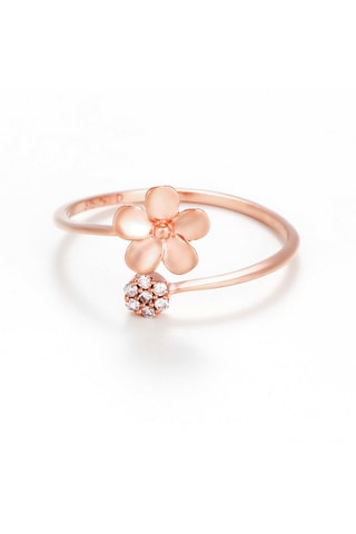 Bague Théodora - Or rose et diamants