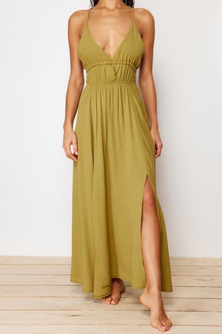 Robe longue - Vert