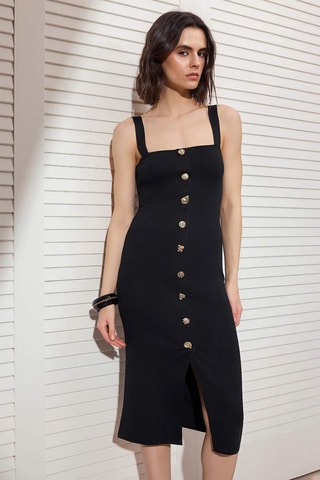 Robe droite - Noir