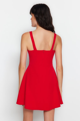 Robe trapèze - Rouge
