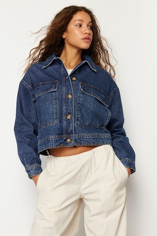 Veste en jean - Bleu