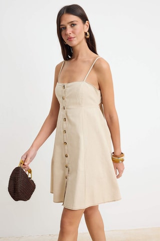 Robe patineuse - Beige
