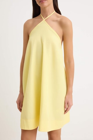 Robe trapèze - Jaune clair