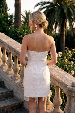Robe bustier - Blanc