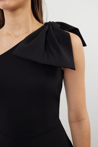 Vestido assimétrico - Preto - Preto