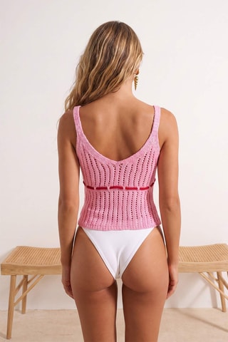 Top de plage - Rose