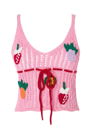 Top de plage - Rose