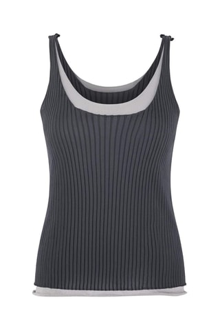 Top trompe-l’œil - Anthracite