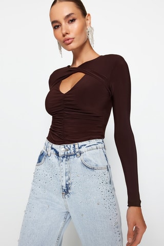 Top Marron - Marron