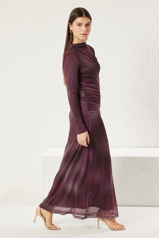 Robe longue - Violet