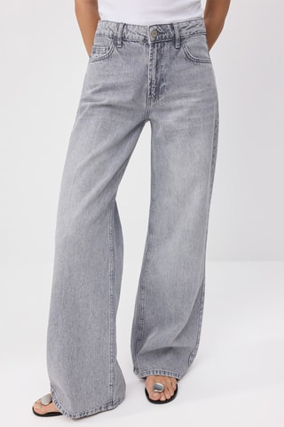 Jean wide legs - Gris