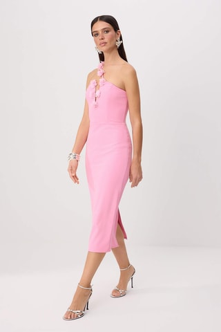 Robe midi - Rose
