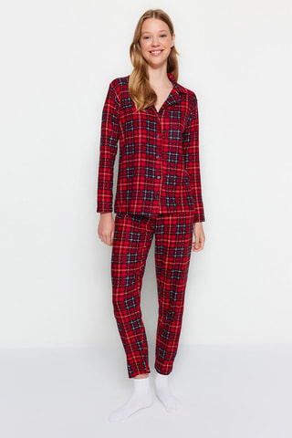 Pyjama 2 pièces - Noir, rouge et blanc
