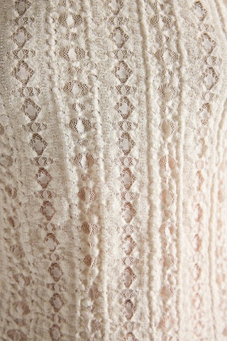 Top en dentelle - Blanc