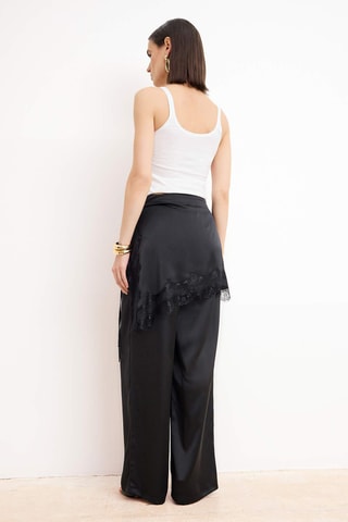 Pantalon wide legs - Noir