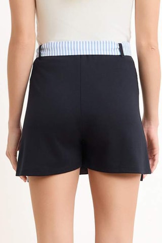 Jupe-short - Bleu marine