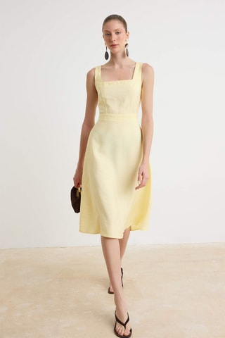 Robe patineuse - Jaune