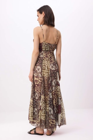 Robe longue - Marron