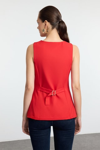 Gilet de costume - Rouge