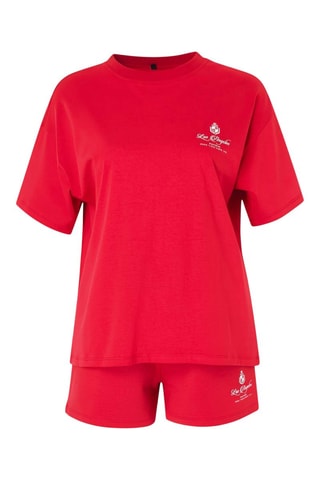 T-shirt et short - Rouge