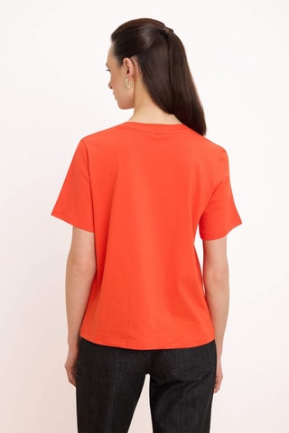 T-shirt regular - Rouge