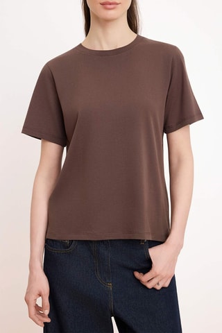 T-shirt regular - Marron