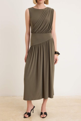 Robe droite - Kaki
