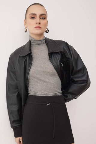 Saia-calção - Preto - Preto