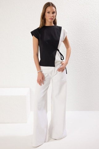 Top - Blanc et noir