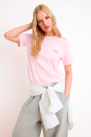 T-shirt regular - Rose clair