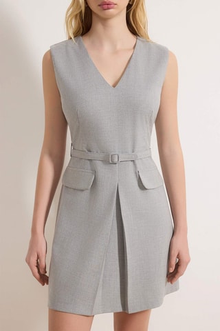 Robe trapèze - Gris