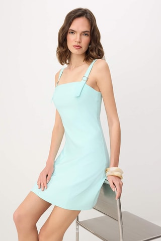 Robe droite - Turquoise