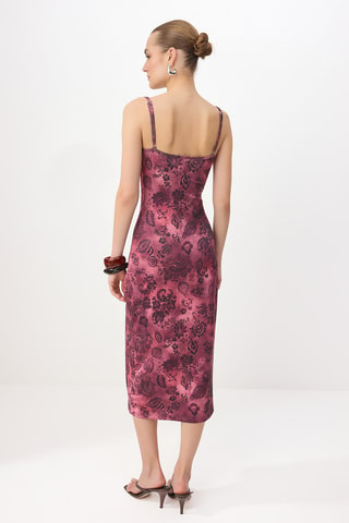 Robe midi - Violet