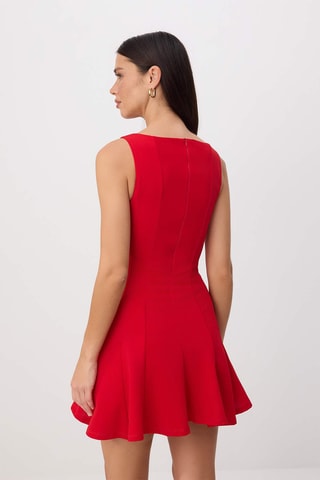 Robe patineuse - Rouge