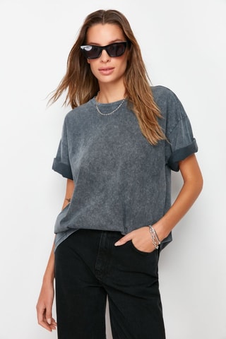 T-shirt oversize - Gris