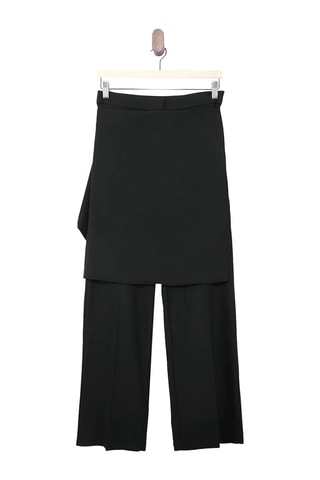 Pantalon trompe-l’oeil - Noir