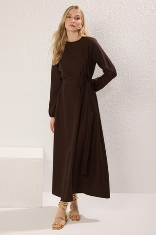 Robe longue - Marron