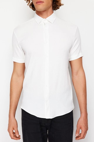 Chemise regular - Blanc