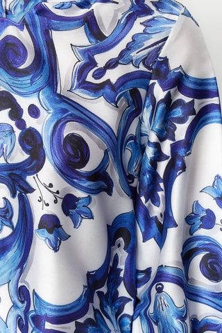 Robe longue - Bleu