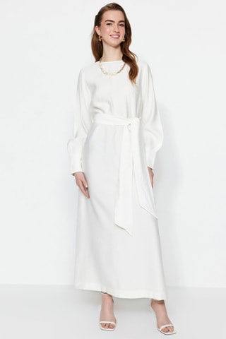Robe longue - Blanc