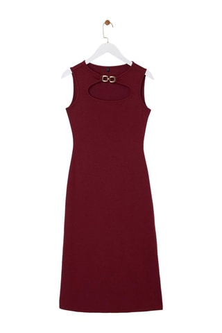 Robe droite - Rouge
