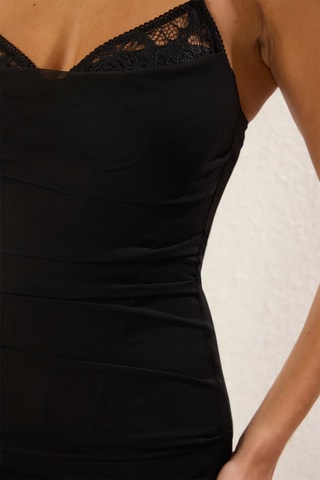 Vestido comprido - Preto - Preto