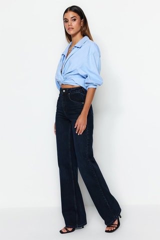 Jean wide legs - Bleu