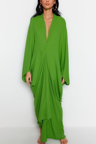 Robe asymétrique - Vert